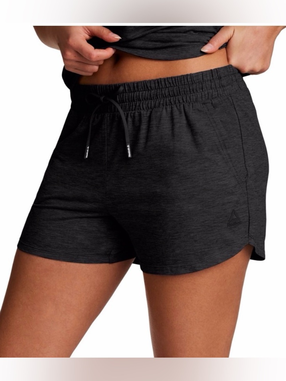 Reebok Black Heather Legacy Athletic Short